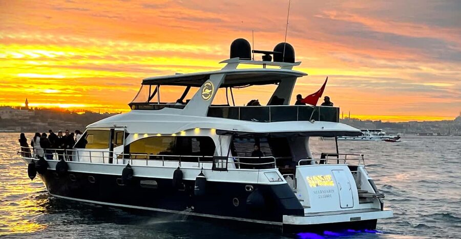 Istanbul: Bosphorus Sunset Yacht Cruise with Live Guide - Villages and fortresses along the northern route