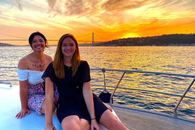 Istanbul Bosphorus Sunset Yacht Cruise With Live Guide And Snacks - Dolmabahçe Palace and the European shore