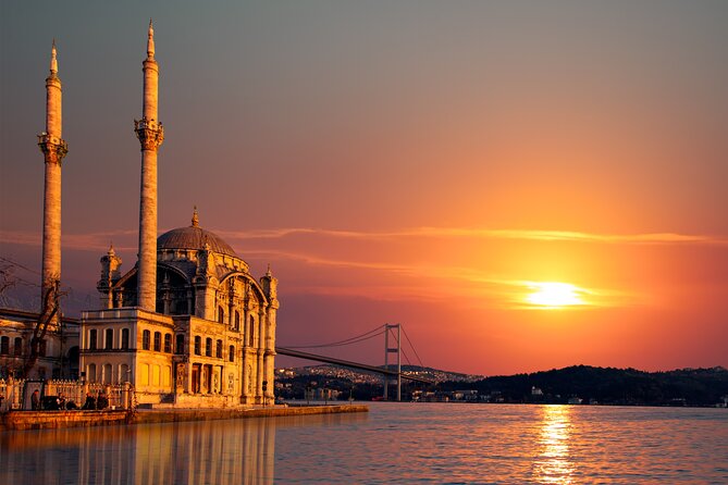 Istanbul Bosphorus Sunset Yacht Cruise with Snack and Refreshment - Ortaköy and the first Bosphorus Bridge