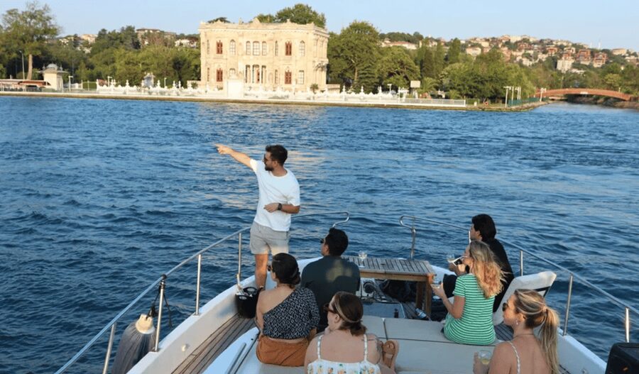 Istanbul: Small Group Yacht Tour with Unlimited Wine - Wine, snacks, and the social side