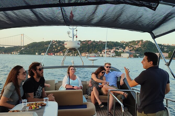 Istanbul Sunset Cruise on Luxury Yacht - Guided Group Cruise - Rumeli Fortress and the second bridge