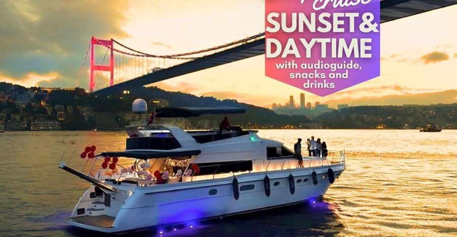 Istanbul: Sunset or Day Small-Group Yacht Cruise with Snacks - Ciragan Palace, Ortakoy, and the Bosphorus Bridge
