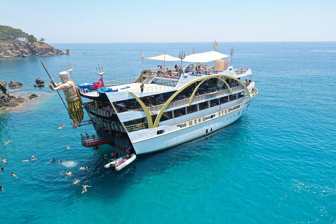 Kemer: Luxury Yacht Tour near Olympus and Phaselis Bay with Lunch - Phaselis Bay: the first two-hour coastal stop