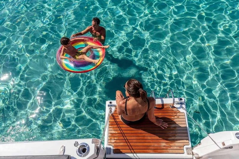 Latchi: Private Yacht Charter on Latchi Oasis - Swimming and snorkeling at the Blue Lagoon