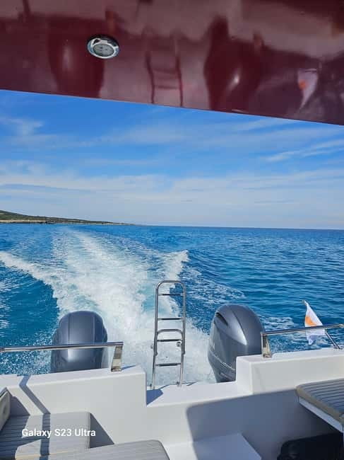 Latsi Blue Lagoon: Private Yacht with Drinks - Passing the Baths of Aphrodite and Agios Georgios