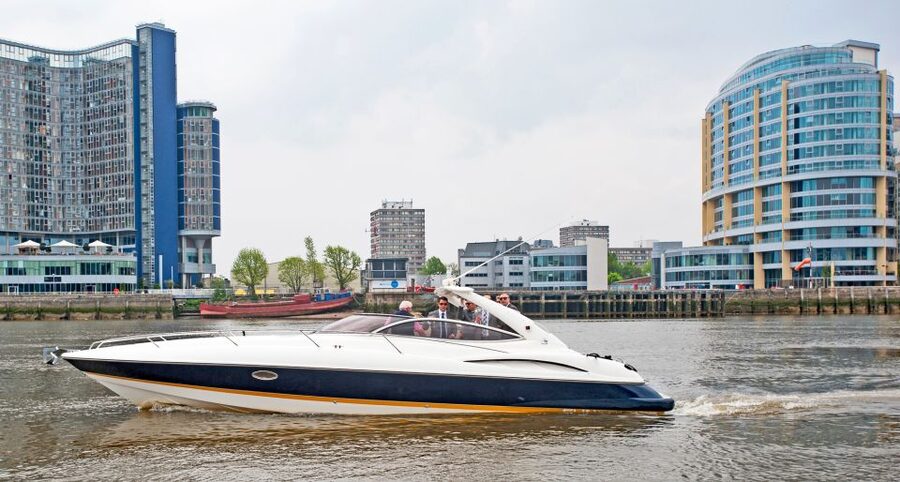 London: 2 hour private luxury yacht hire on the River Thames - Champagne, crew service, and onboard comfort