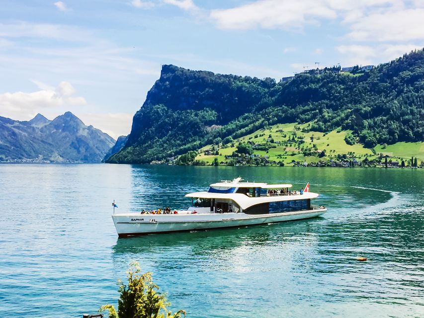 Lucerne: 1-Hour Cruise on Panoramic Yacht - Bürgenstock and the Richard Wagner Museum