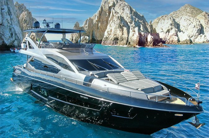 Luxury Black Yacht in Cabo - The Pacific Coast: open water and seasonal wildlife