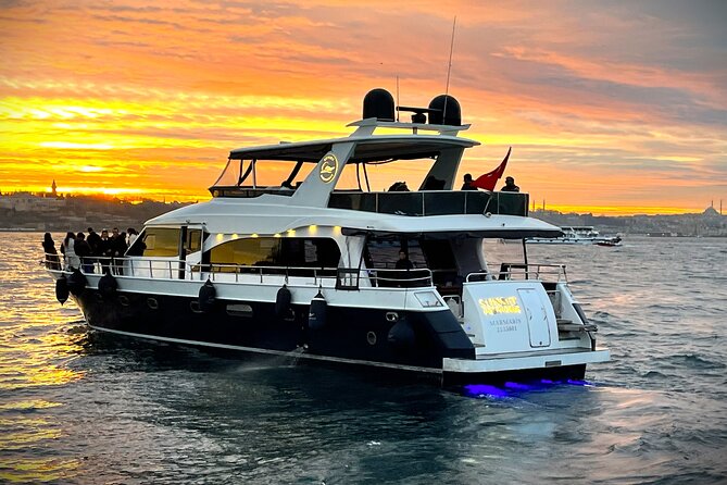 Luxury Sunset Yacht Cruise on the Bosphorus – Refresh & Relax - A small yacht instead of a huge ferry