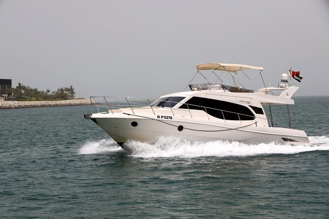 Luxury Yacht Charter : Dubai Marina, Atlantis The Palm & Burj Al Arab - Reaching Burj Al Arab on the three-hour cruise