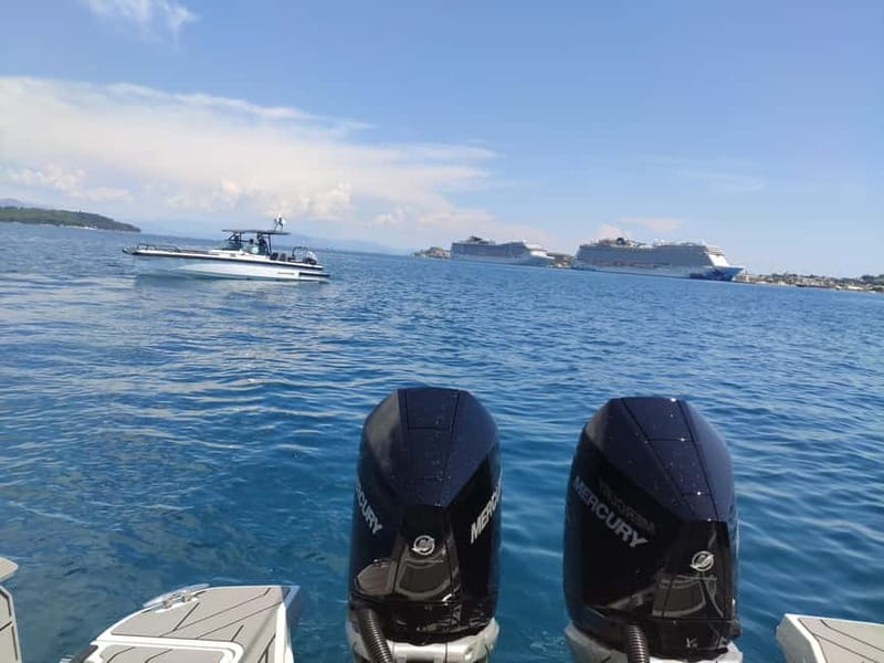 Luxury Yacht Experience Semi-Private North East - From Gouvia Marina to the Ionian Sea