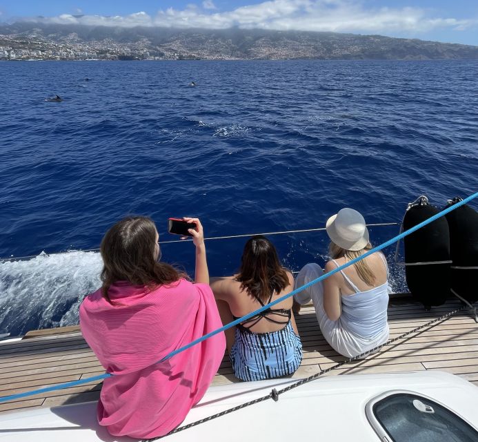 Madeira: Luxury Yacht & Sailing Sunset Tour - Madeira’s south coast from the deck