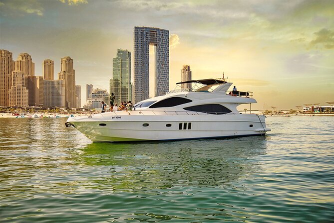 Majesty 77ft Diamond Dust — Dubai's best yacht rental - The Majesty 77 and its three levels
