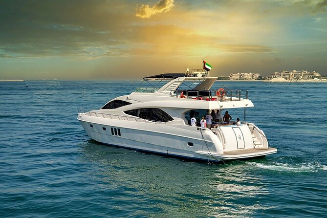 Majesty 77ft Diamond Dust — Dubai's best yacht rental - Food, drinks, and onboard extras
