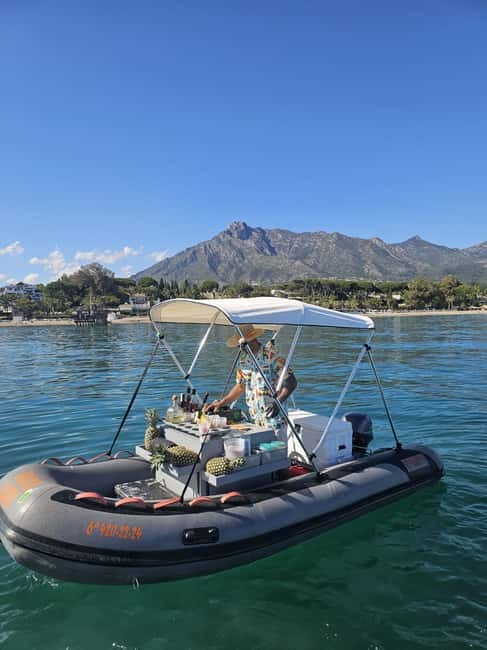Marbella: 2-8 hour private luxury yacht cruise on a Targa37 or Targa48 - What the two-hour cruise can include