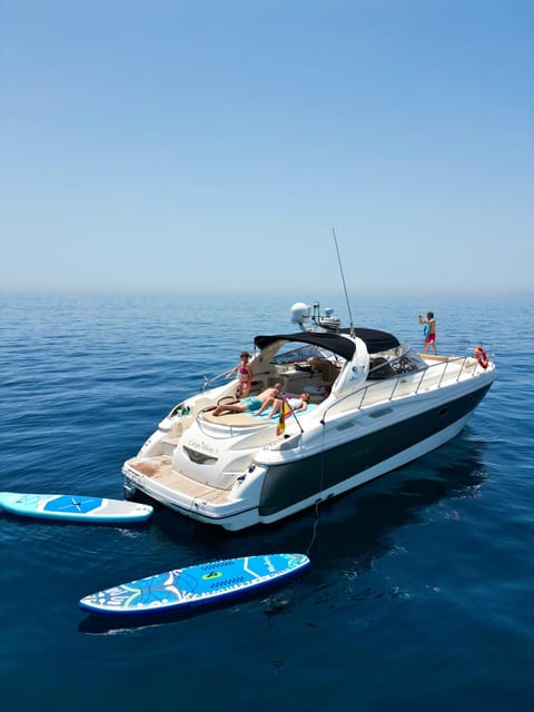 Marbella: Private Cruise in Luxury Yacht - Drinks, snacks, and the onboard routine