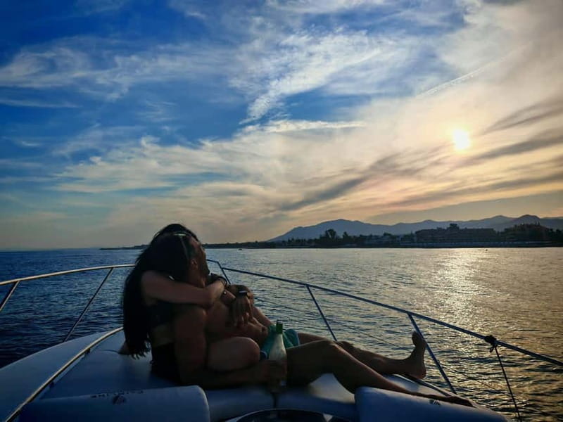 Marbella: Sunset on a Shared Yacht with Cava and Strawberries - A quiet hour off Marbella’s coast