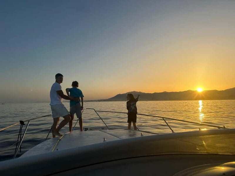Marbella: Sunset on a Shared Yacht with Cava and Strawberries - Setting out with cava and strawberries