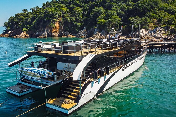Mega Catamarans ALL INCLUSIVE Remote Paradise Beach Adventure - Quimixto Waterfalls: choose your effort level