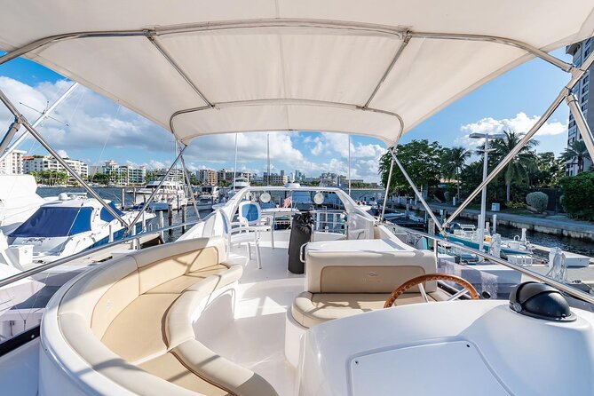 Miami 2 Hours Private Yacht Tour for 13 ppl on a 50 ft Yacht - What the $720 private yacht price really gets you