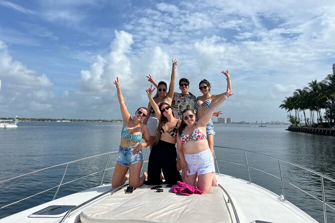 Miami Boat Rental for Day or Sunset Cruise with Captain - Anchoring at Haulover Sandbar