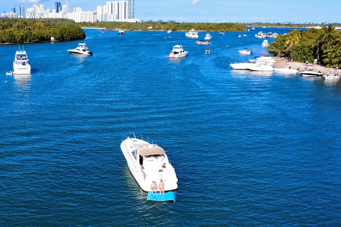 Miami Boat Rental for Day or Sunset Cruise with Captain - Boarding at 10800 Collins Avenue