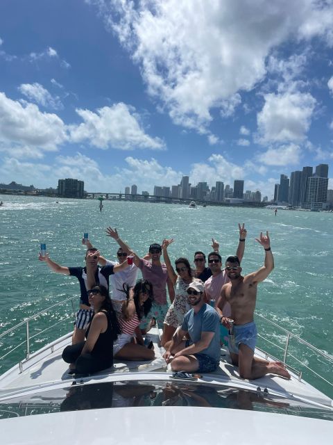 Miami Yacht Rental with Jetski, paddleboards, Inflatables - The Floating Setup: Paddleboards, Mat, And Inflatable Island