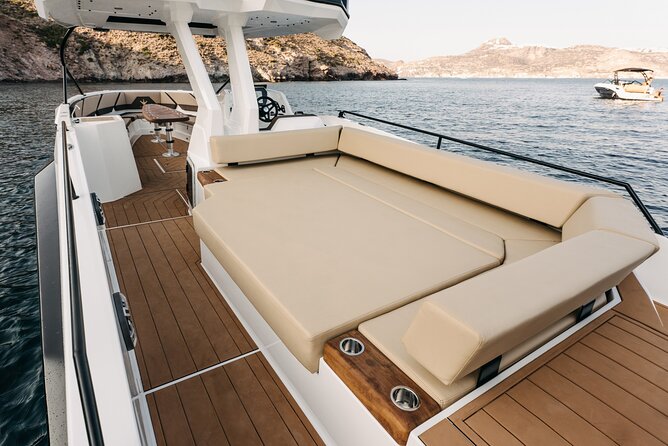 ❖ Milos: Private Yacht Tour—Kleftiko Sarakiniko Poliegos - Price, Fuel, and Overall Value