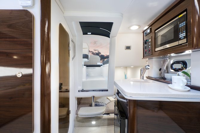 Motor Yacht (2020)Luxury Private Cruise Around Santorini - Nea Kameni, the volcano, and warm spring water