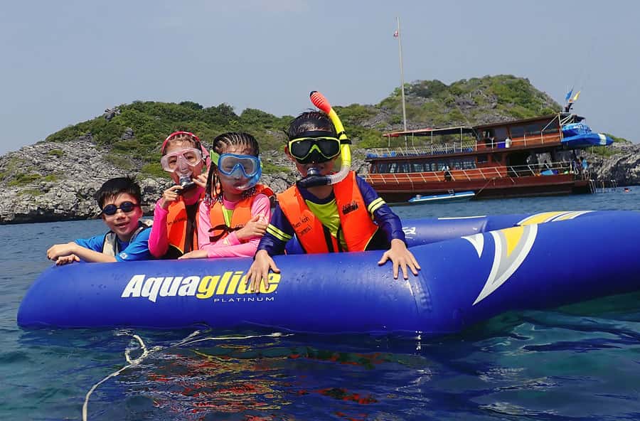 Mu Ko Ang Thong: Private Day Charter in Classic Thai Yacht - Koh Tai Plao by kayak, cave, and beach
