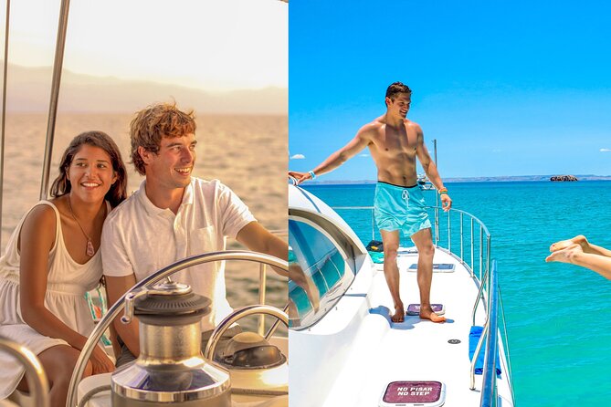 Multimillion Yacht Cabo Cruise Sunset or Snorkel Optional PICKUP! - Medano Beach and the famous beaches