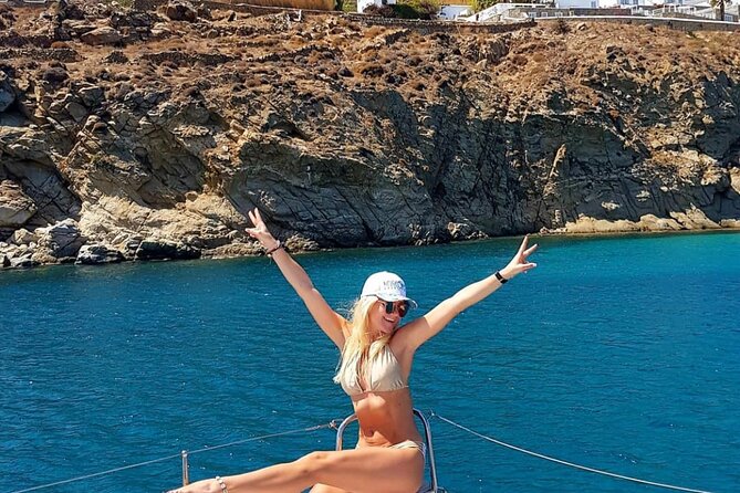 mykonos eleftheriou yachting Private tour mykonos delos renia - Food, drinks, and meals cooked aboard