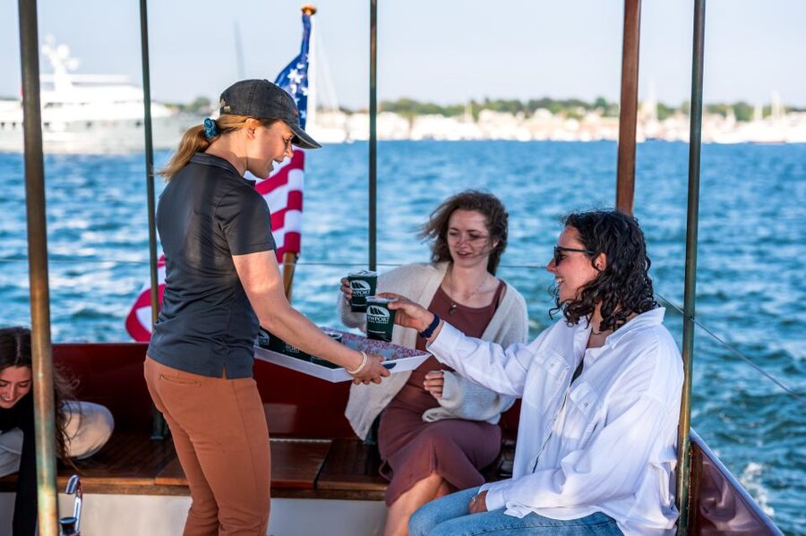 Newport: Yacht Sightseeing Cruise - A classic boat with a Newport backstory