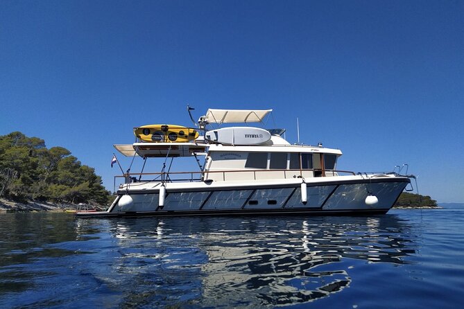 Odysseus Cave Private Yacht Excursion from Korcula - Snorkeling, SUP boards, and cliff jumping
