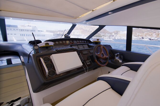 Olivia Grace 60 ft British Princess Yacht Rental - Cabo’s arch and the open-water views