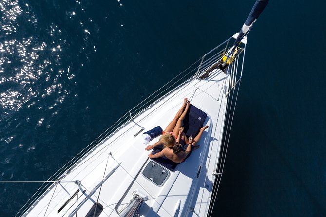 Overnight Private Yacht Stay at Palm Beach - Swimming, snorkeling, and the short row to Snapperman Beach