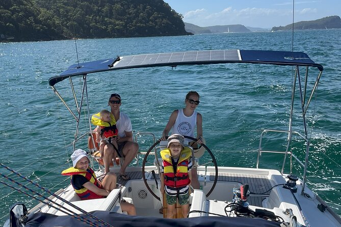 Overnight Private Yacht Stay at Palm Beach - Sunset views toward Ku-ring-gai Chase National Park