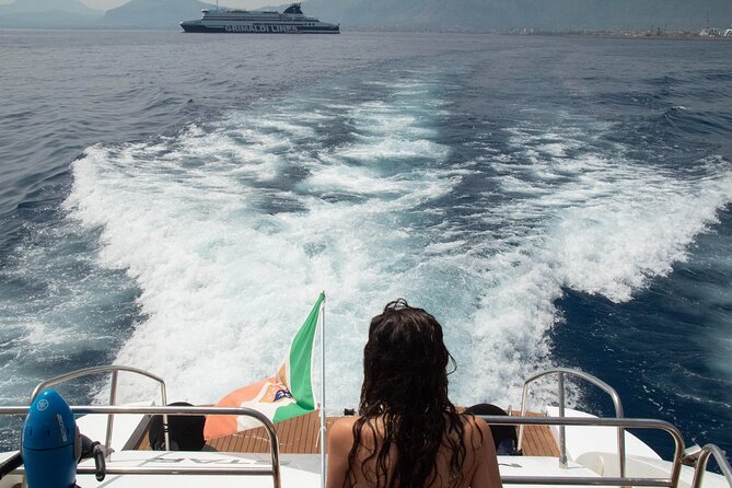 Palermo from the Sea : Luxury Trip between Crystalline Bays, BBQ and Relax - Mondello: two hours for swimming and lunch