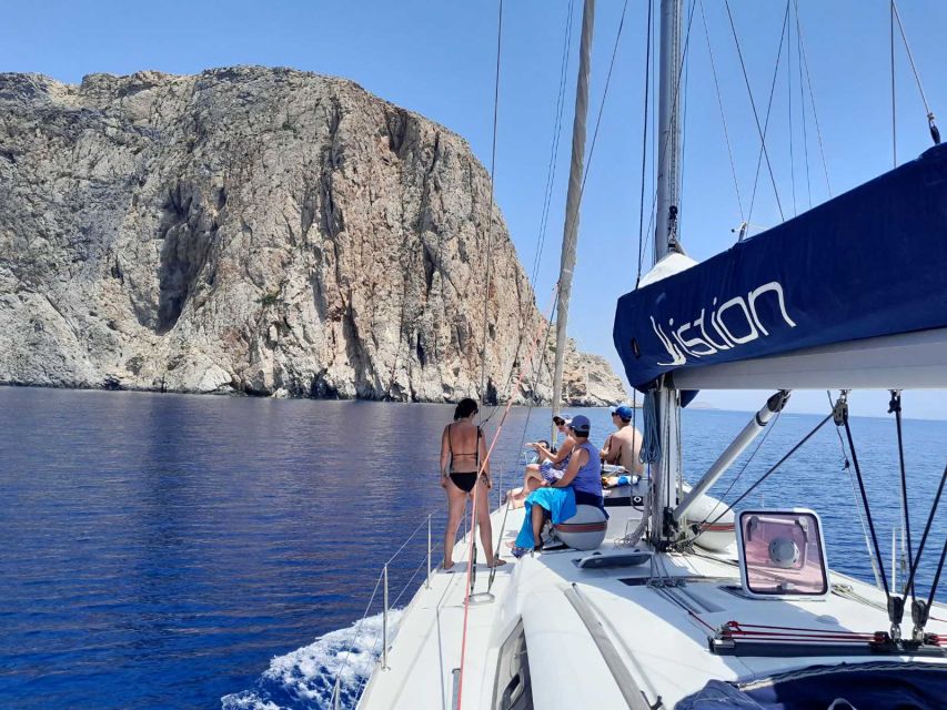 Paros: Full-Day Sailing Yacht Cruise - Leaving Paros from Piso Livadi