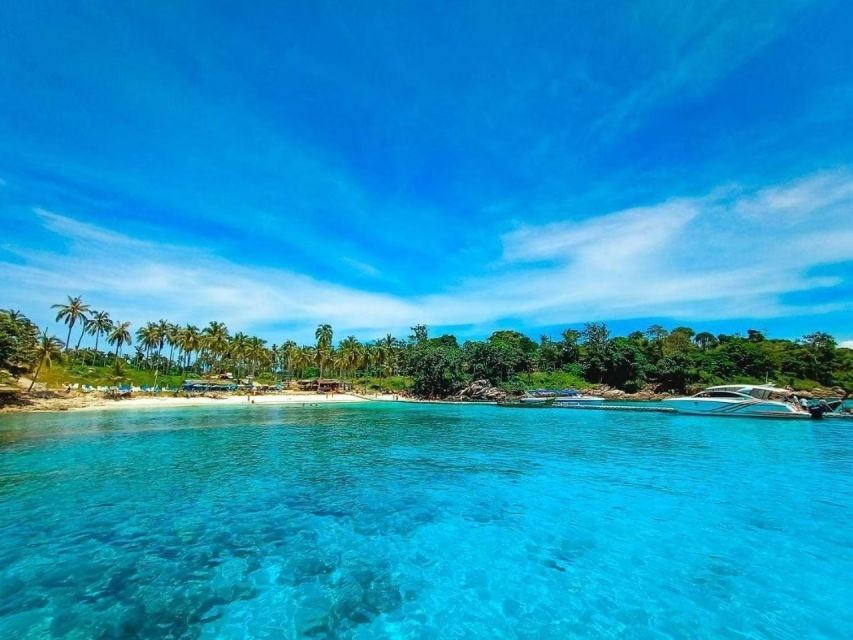 Phuket: Coral Yacht Boat Tour to Coral Island with Sunset - Pirates Beach offers the first swim