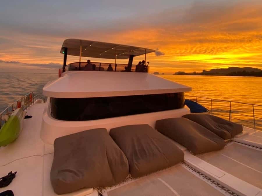 Phuket: James Bond Island Canoeing & Sunset Yacht Dinner - A smoother ride on the power catamaran