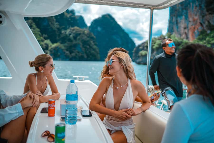 Phuket: James Bond & Phang Nga Bay by Luxury Sunset Yacht - Thai cooking and the ride toward sunset