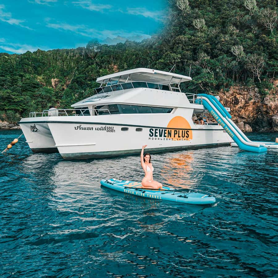 Phuket: Phi Phi, Maya, and Maiton by Luxury Yacht with Lunch - Pileh Lagoon by Traditional Longtail Boat