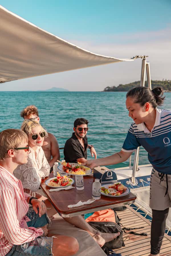 Phuket: Racha & Coral Island Day Trip by OMBRE Yacht - The Yacht Experience Between the Islands
