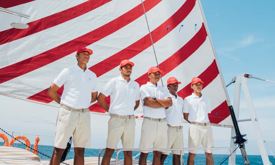 Phuket: Sailing Yacht Island Hopping & Party Full-Day Cruise - Crew service and the practical details