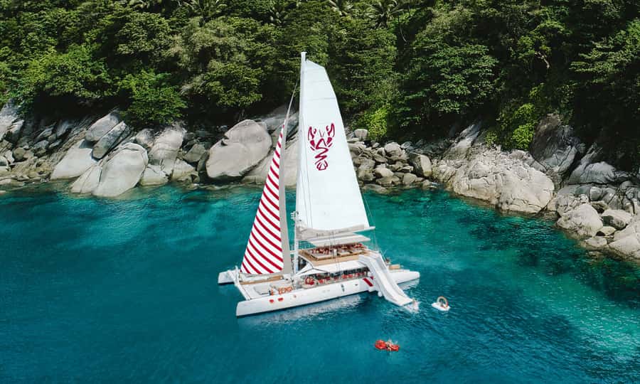 Phuket: Sailing Yacht Island Hopping & Party Full-Day Cruise - Starting from Phuket with shared hotel pickup