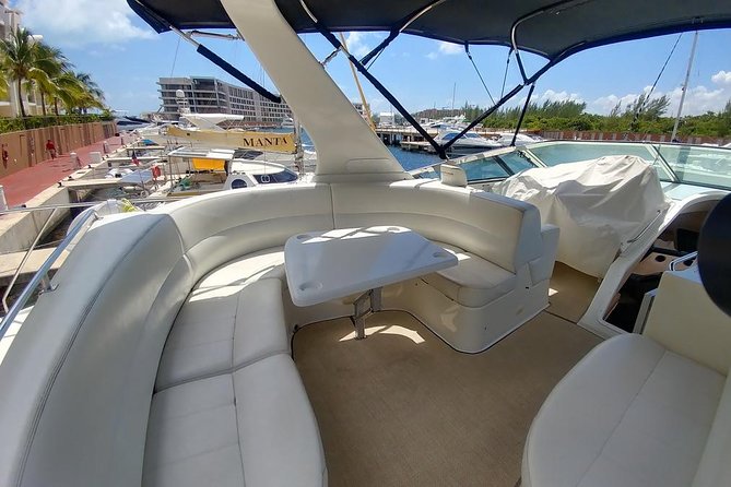 Playa Mujeres rent a Yacht 4hrs with Food and drinks aboard CA55 - Downtown Isla Mujeres and the flexible drop-off