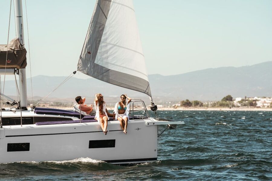 Portimao: Full Day Luxury Sail-Yacht Cruise - Optional Seabob, hydrofoil, and JetSki costs