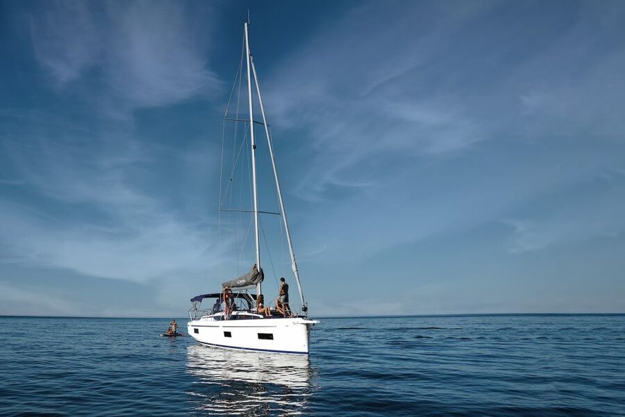 Portimao: Luxury Sail-Yacht Cruise with Sunset Option - Swimming, paddleboards, and quiet time on deck