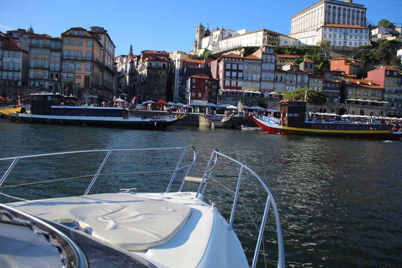 Porto: Private Yacht Tour with Wine, Snacks & 6 Bridges - Ribeira, Gaia, and the Port wine side of the river